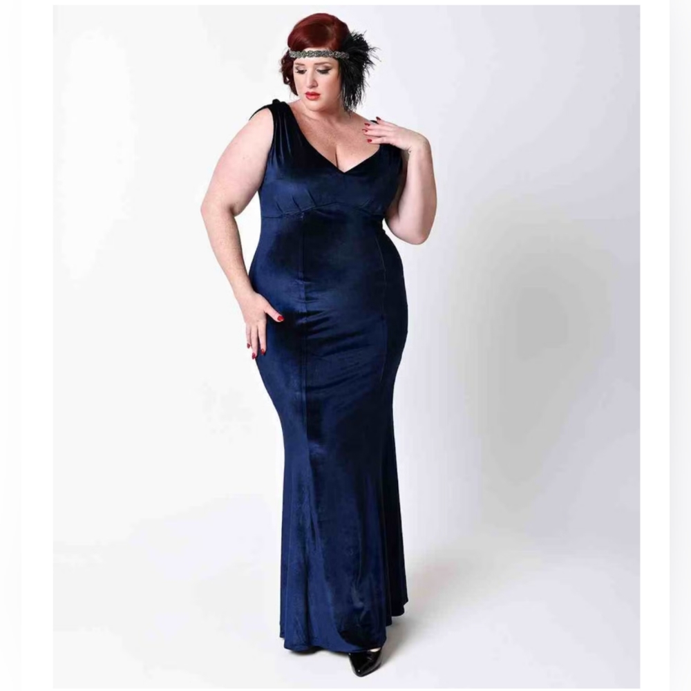 Unique Vintage velvet dress